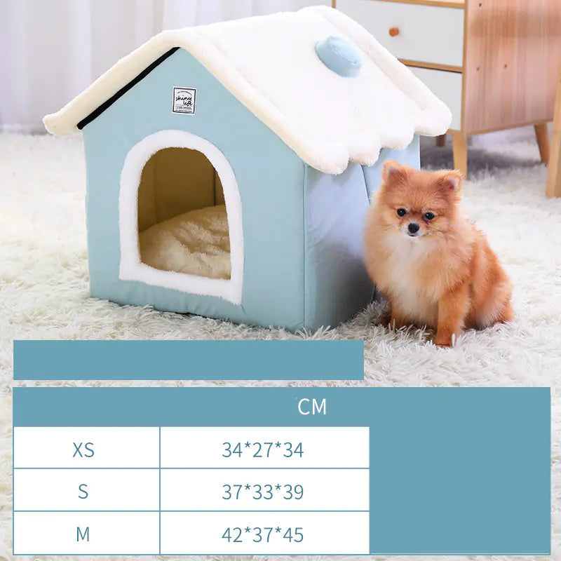 Warm Closed Dog Kennel