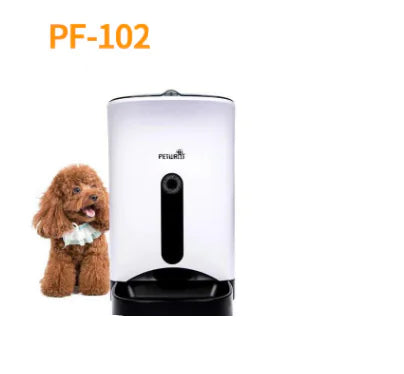 Smart Pet Feeder with Camera for Dogs