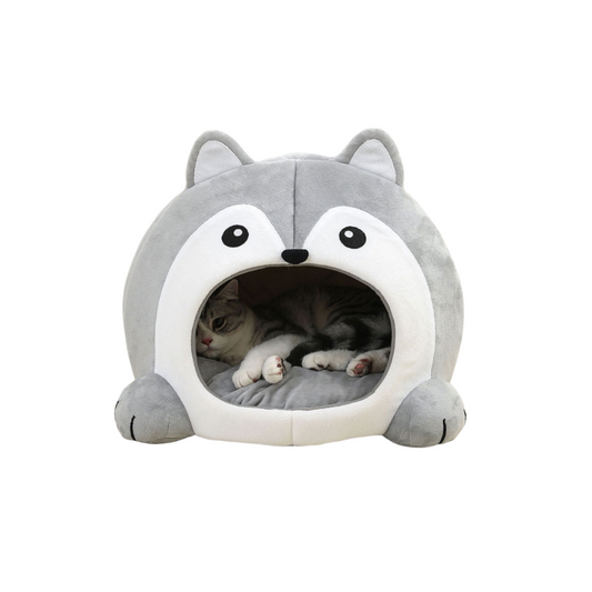 Soft Pet Basket Pet Bed for Cats and Small Dogs