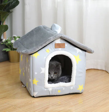 Warm Closed Dog Kennel