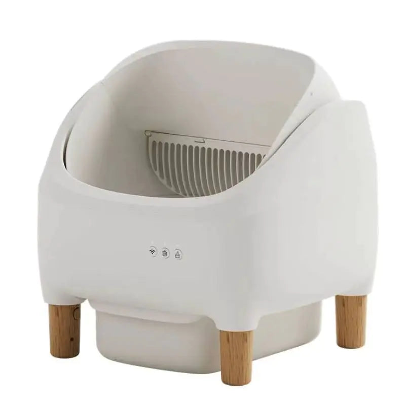 Automatic Self-Cleaning Cat Litter Box with Drawer