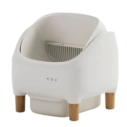 Automatic Self-Cleaning Cat Litter Box with Drawer