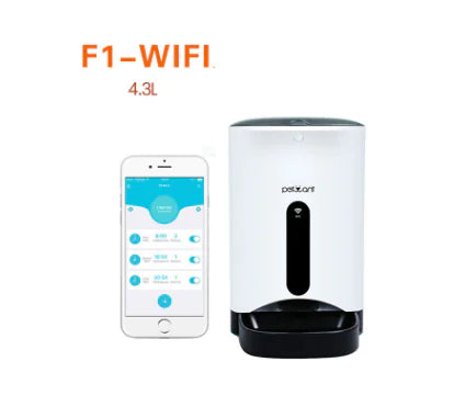 Smart Pet Feeder with Camera for Dogs