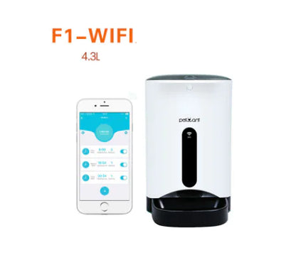 Smart Pet Feeder with Camera for Dogs