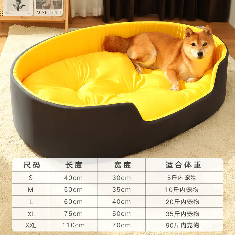 Universal Dog Bed with Removable Washable Cover