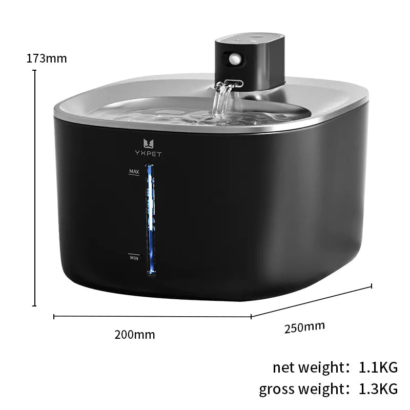 Stainless Steel Pet Water Dispenser (One Set)
